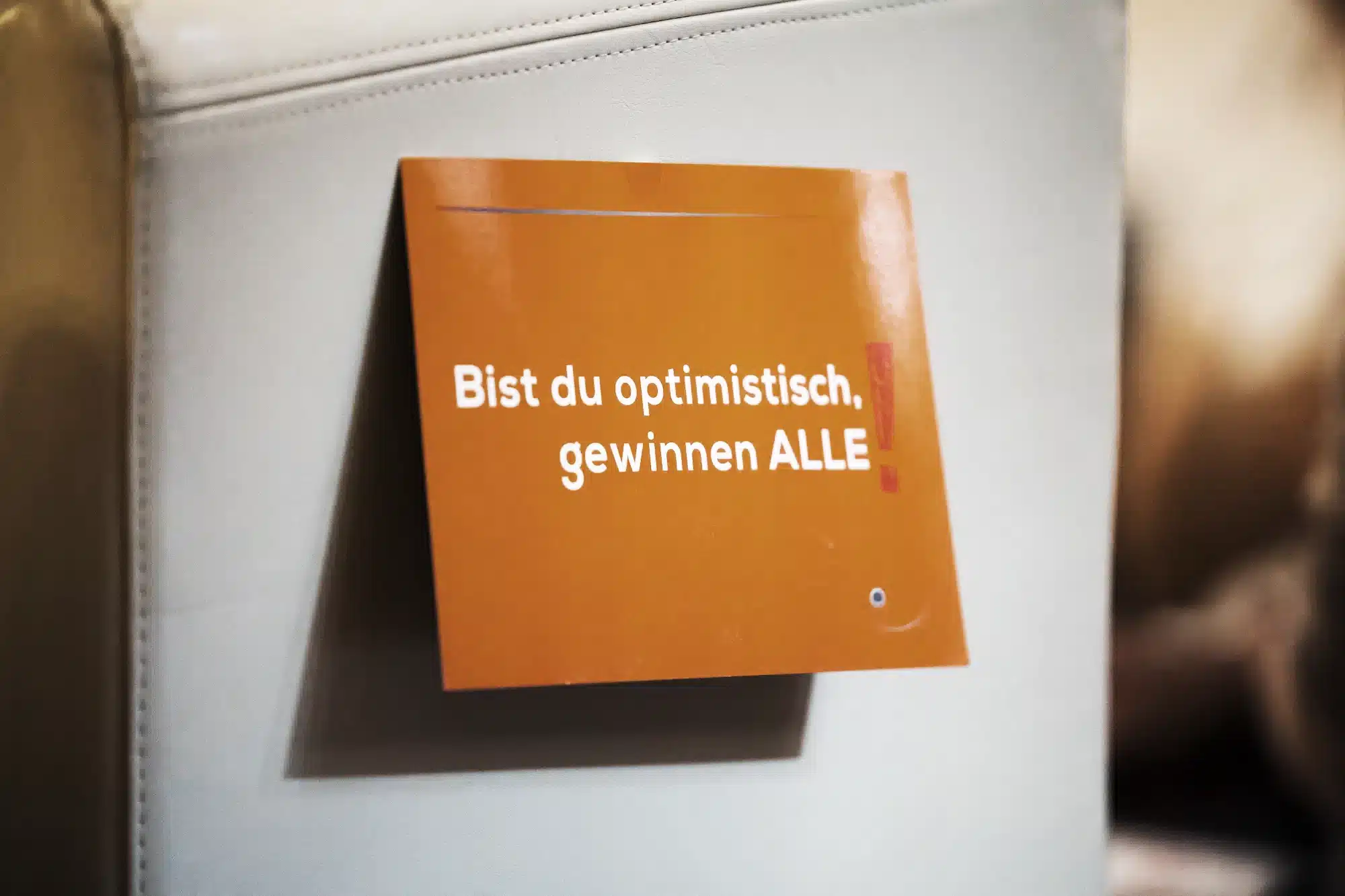 Post it mit einem Spruch darauf